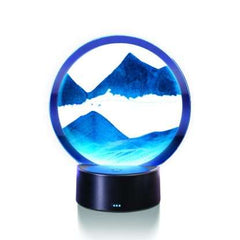 Colour-Changing LED Sensory Sand Art Motion Light - Blue Sand