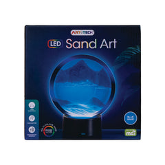Colour-Changing LED Sensory Sand Art Motion Light - Blue Sand