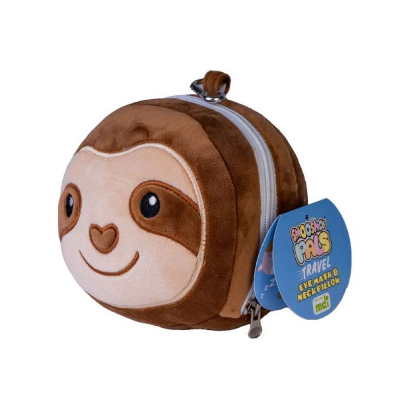 Smoosho’s Pals Travel Sloth Mask & Pillow - Sensory Zone