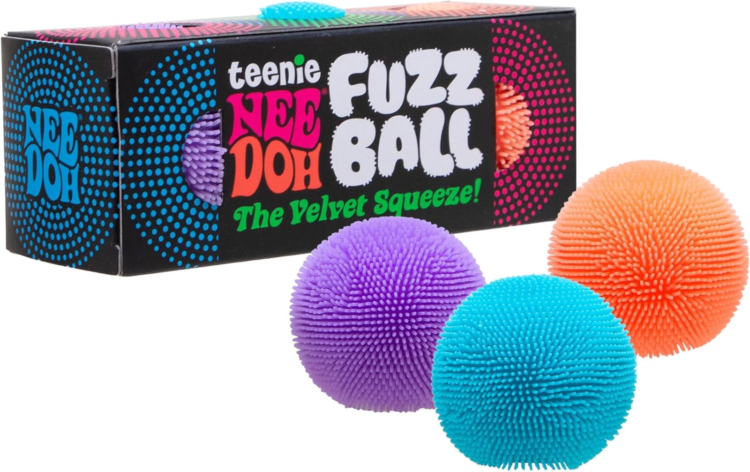 NeeDoh Teenie Fuzz Ball 3-Pack