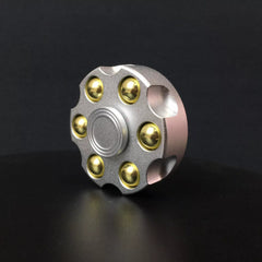 Metal Revolver Pistol Bullet Fidget Spinner - Sensory Zone