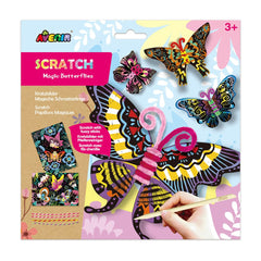Avenir Scratch Fuzzy Magic Butterfiles - Sensory Zone