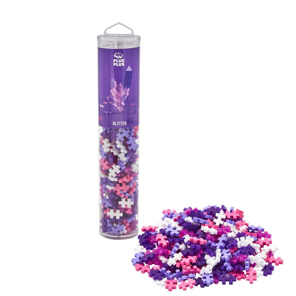 Plus Plus Glitter Mix - 240pc Tube - Sensory Zone
