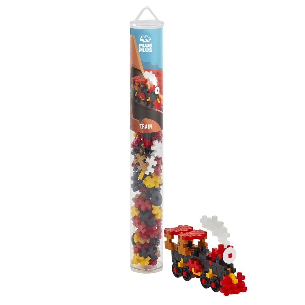 Plus Plus Train Mix - 100pc Tube - Sensory Zone