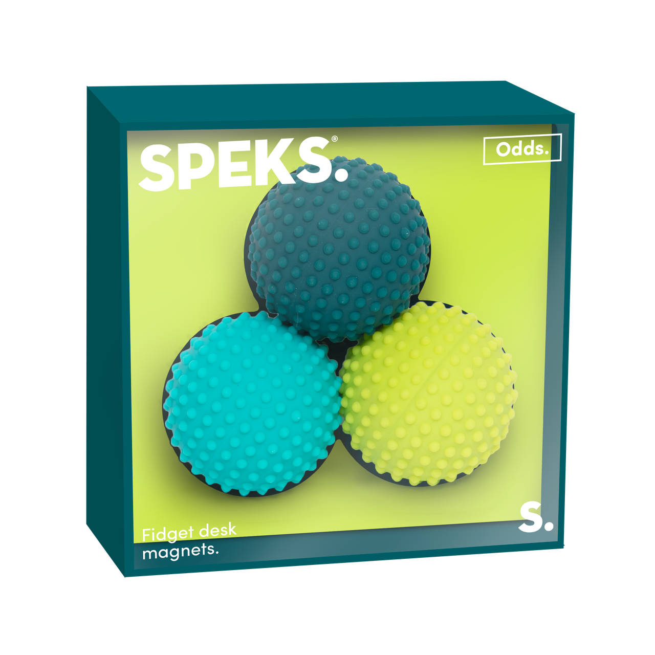 Speks Odds Silicone Magnets - Green Dots