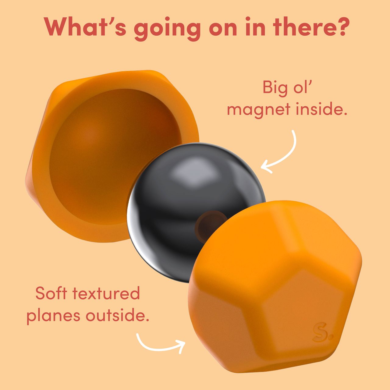 Speks Odds Silicone Magnets - Orange Planes