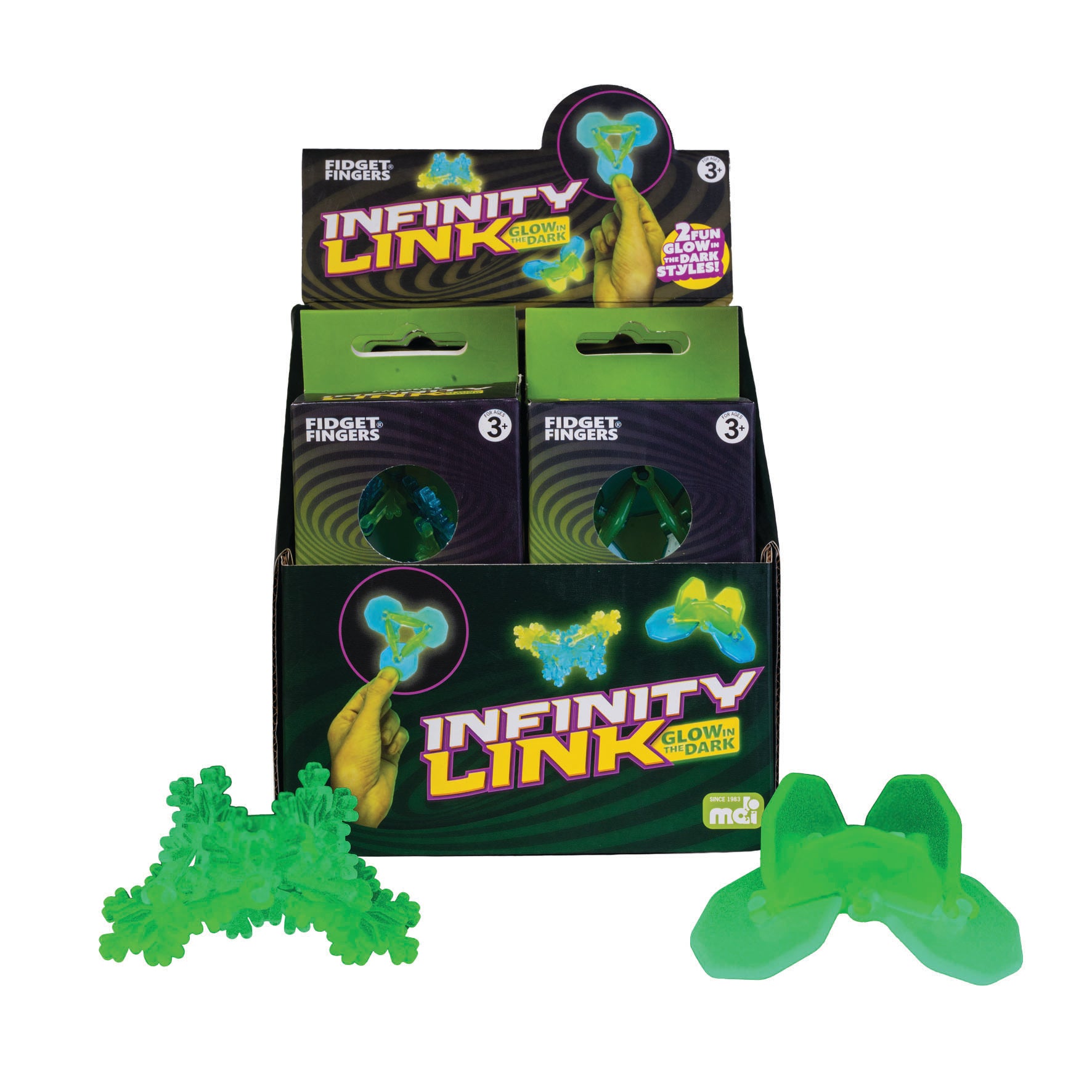 Glow-in-the-dark Infinity Link Fidget Toy