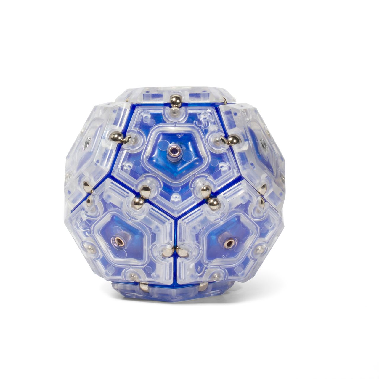 Geode Magnetic Fidget Set - Cobalt Sphere