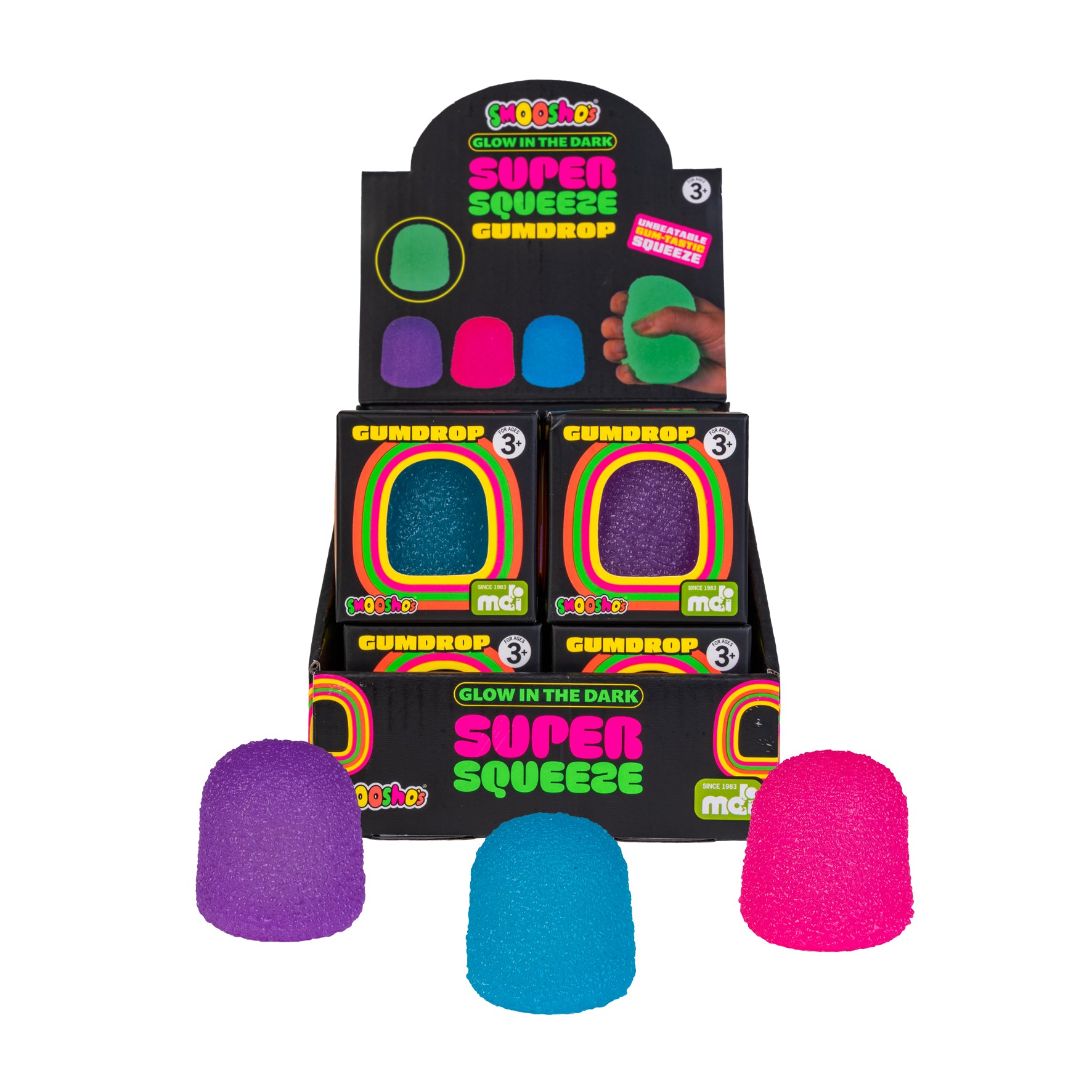 Smoosho’s Super Squeeze Glow-in-the-dark Gumdrop