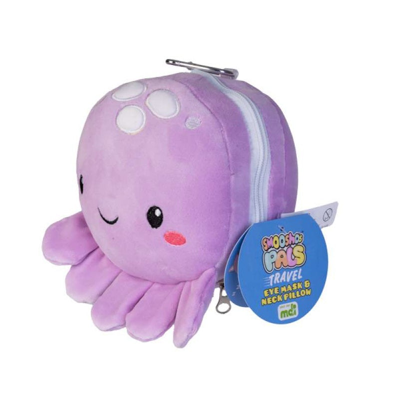 Smoosho’s Pals Travel Jellyfish Mask & Pillow