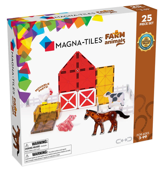 MAGNA-TILES - Farm Animals - 25 Piece Set