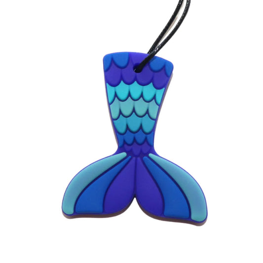 Chew Necklace Mermaid Tail Pendant - Ocean