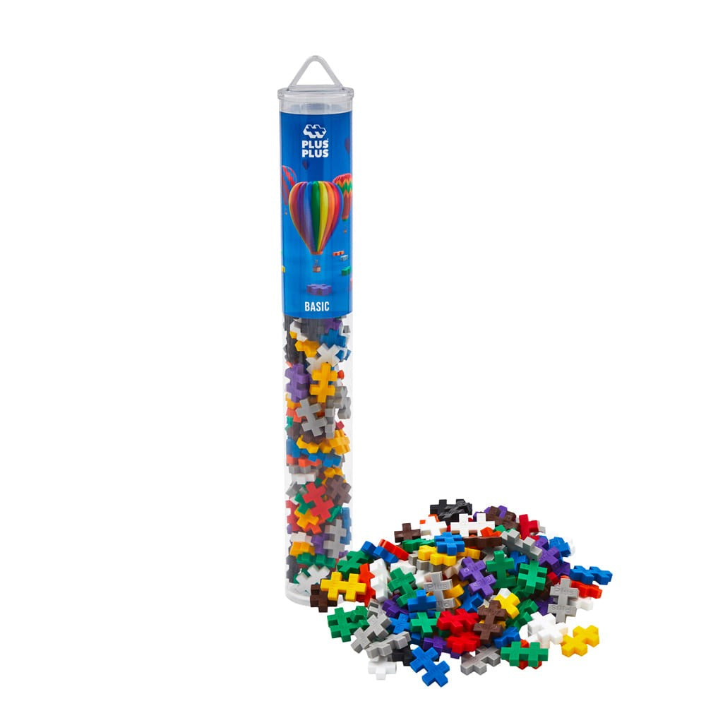 Plus Plus Basic Mix - 100pc Tube - Sensory Zone