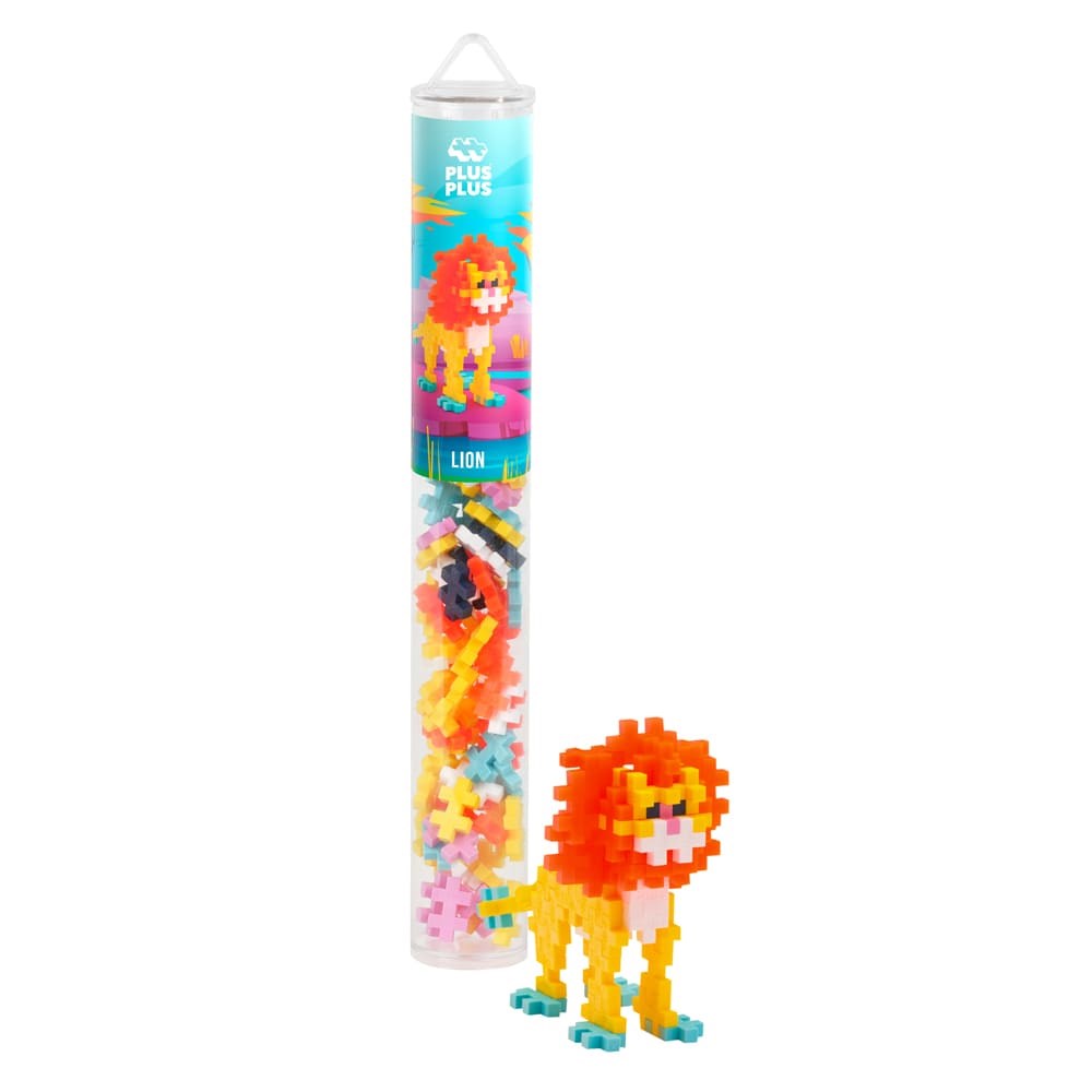 Plus Plus Lion Mix - 100pc Tube - Sensory Zone