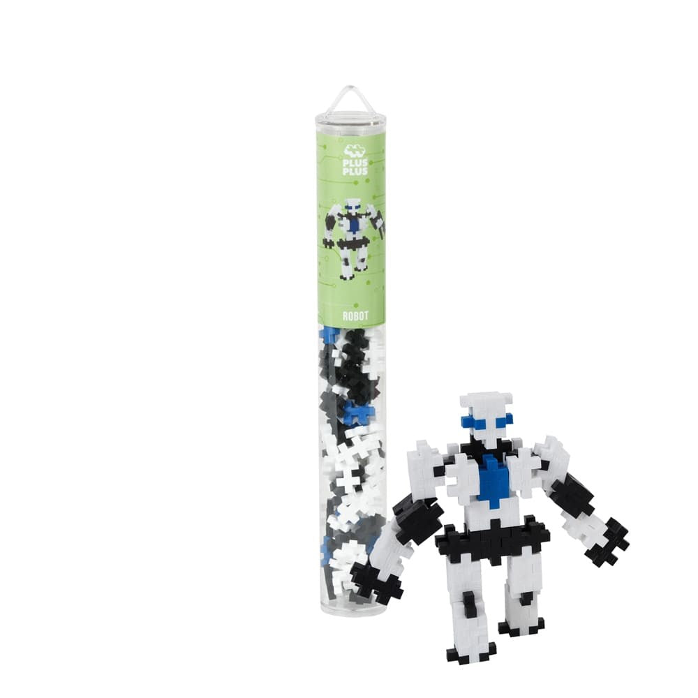 Plus Plus Robot Mix - 100pc Tube - Sensory Zone