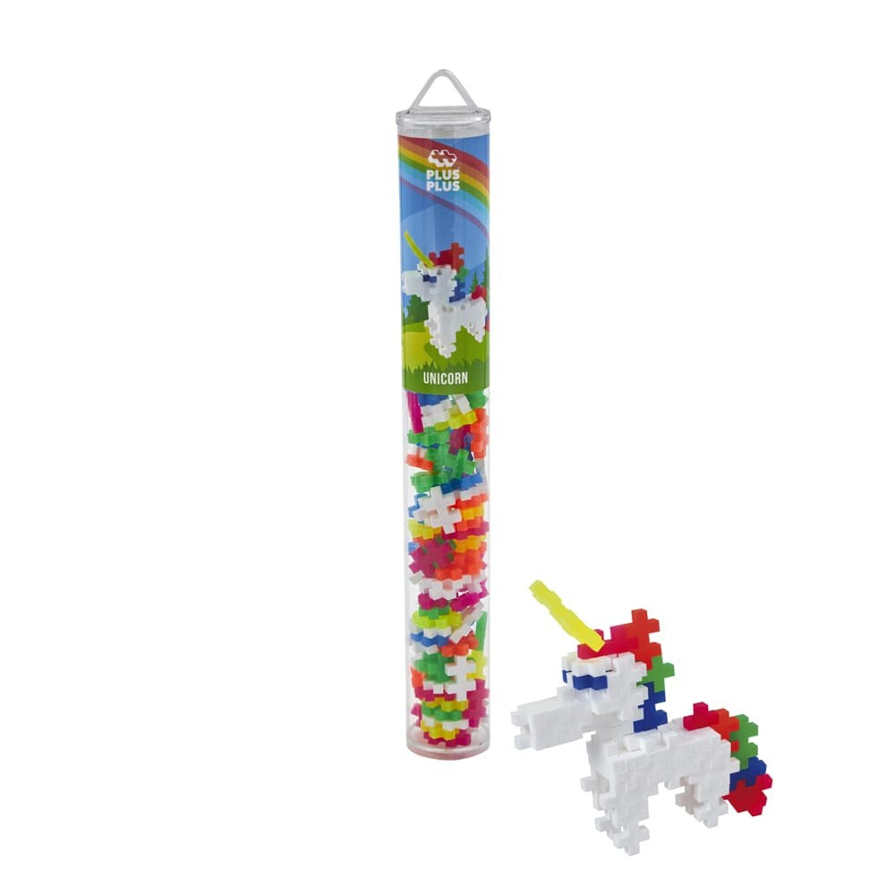 Plus Plus Unicorn Mix - 100pc Tube - Sensory Zone