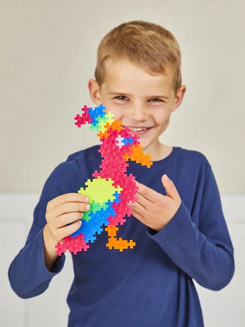 Plus Plus Neon Mix - 240pc Tube - Sensory Zone