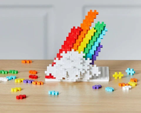 Plus Plus Rainbow Mix - 100pc Tube - Sensory Zone