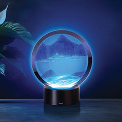 Colour-Changing LED Sensory Sand Art Motion Light  - Blue Sand