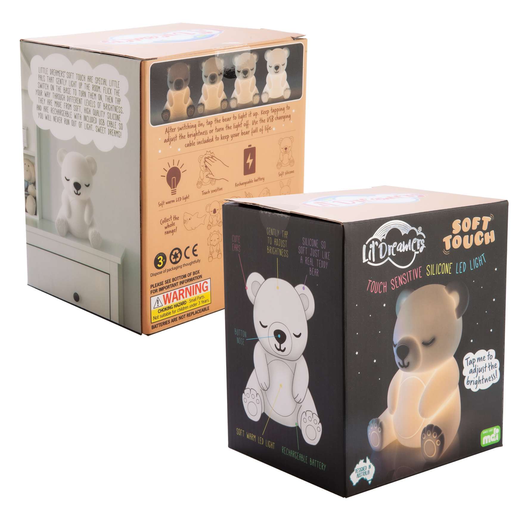 Lil Dreamers Soft Touch LED Light - Bear