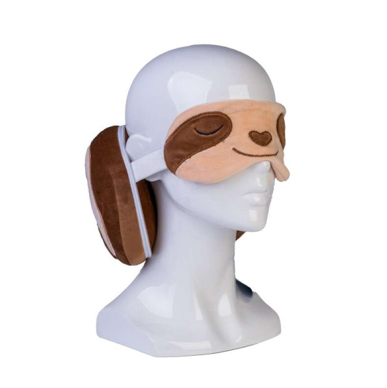 Smoosho’s Pals Travel Sloth Mask & Pillow - Sensory Zone