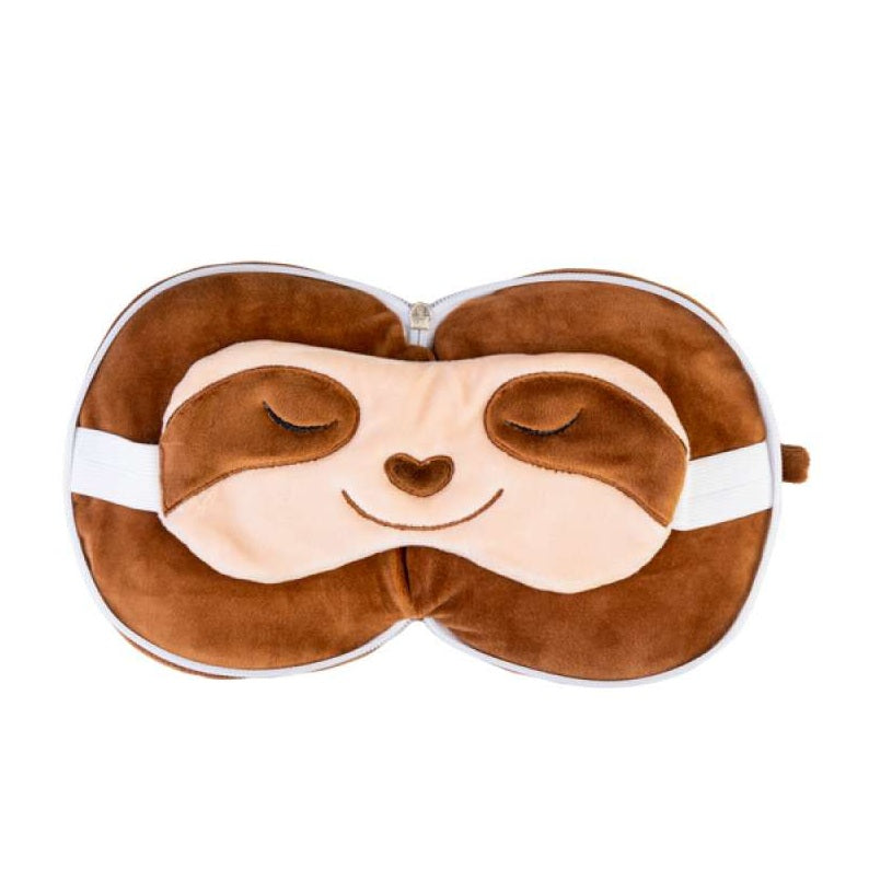 Smoosho’s Pals Travel Sloth Mask & Pillow