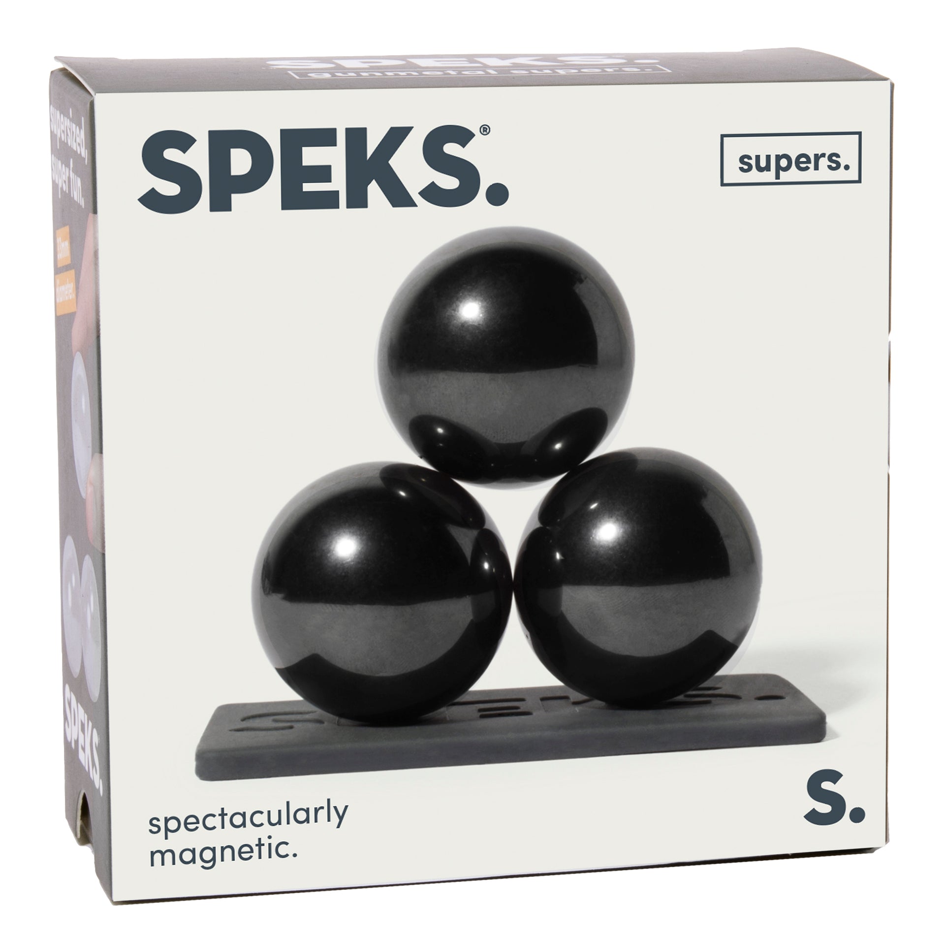 Speks Supers 33mm Magnet Balls - Gunmetal