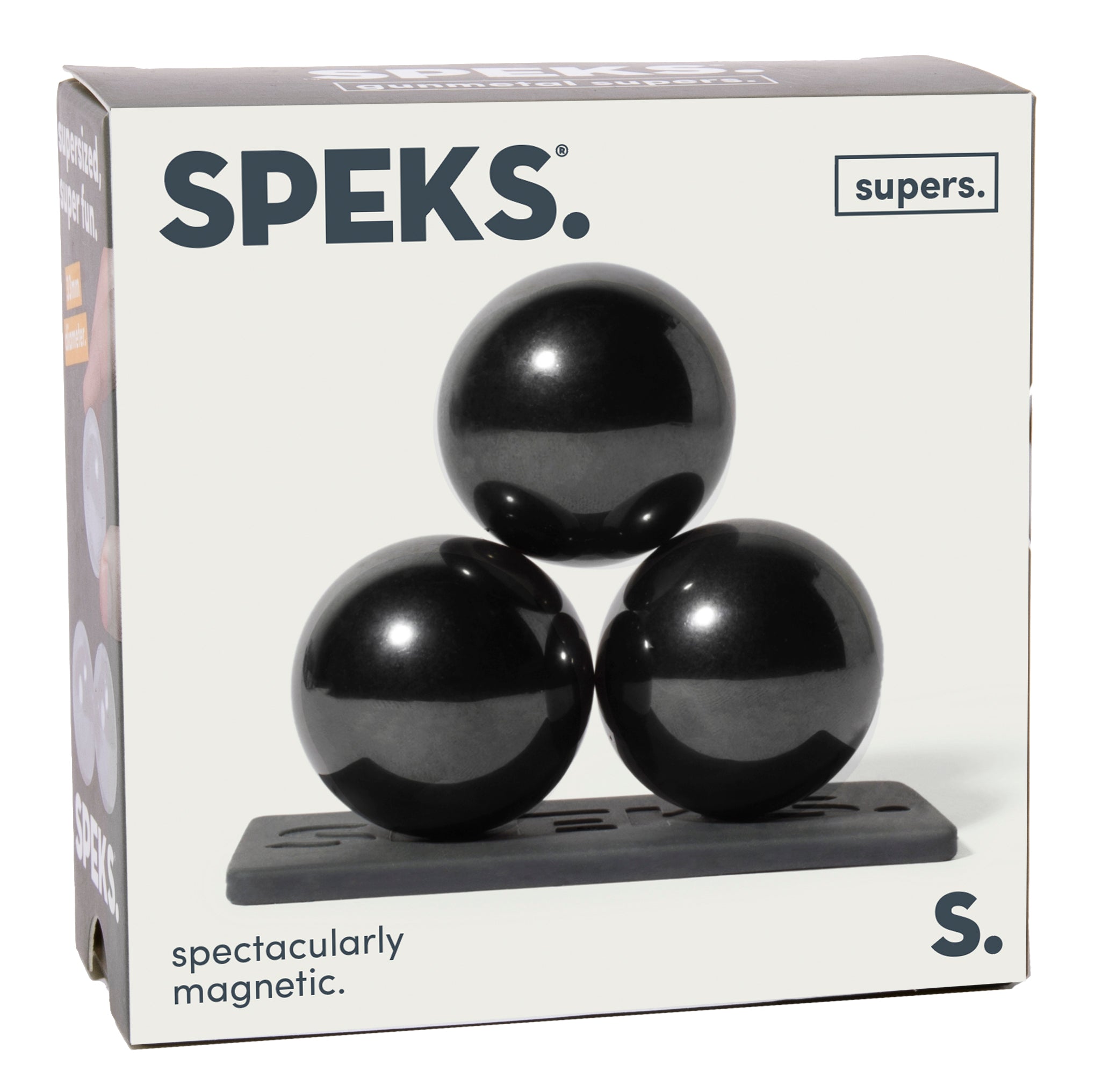 Speks Supers 33mm Magnet Balls - Gunmetal