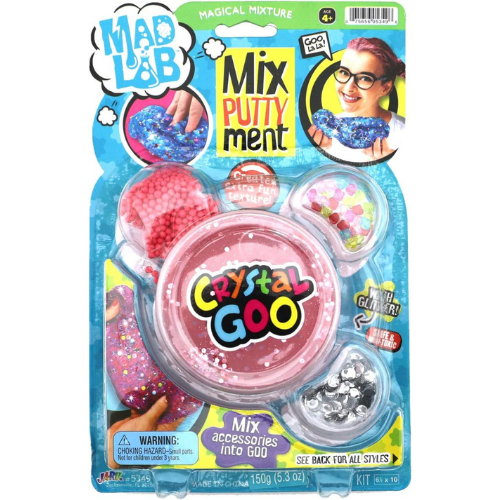 Mad Lab Mix Putty Crystal Glitter Slime Goo