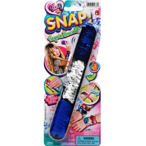 Slap 'N Snap Sequins Bracelet