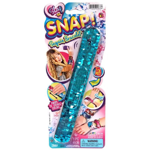 Slap 'N Snap Sequins Bracelet