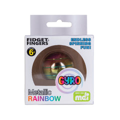 Metallic Rainbow Gyro Spinner - Sensory Zone