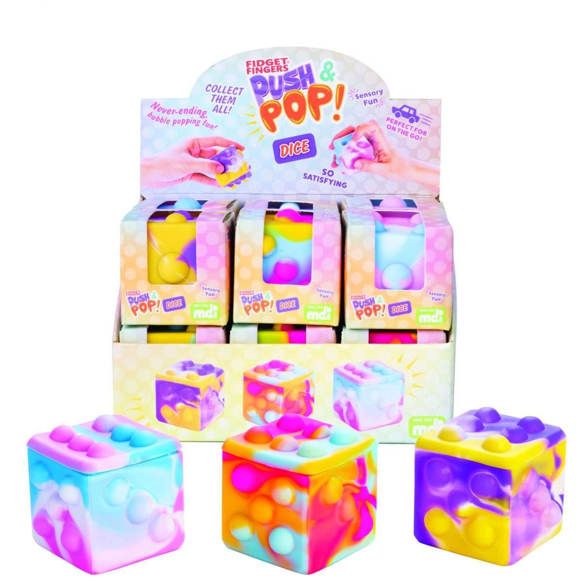 Push & Pop Dice - Sensory Zone