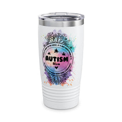 Autism Mum Ringneck Tumbler, 20oz - Sensory Zone