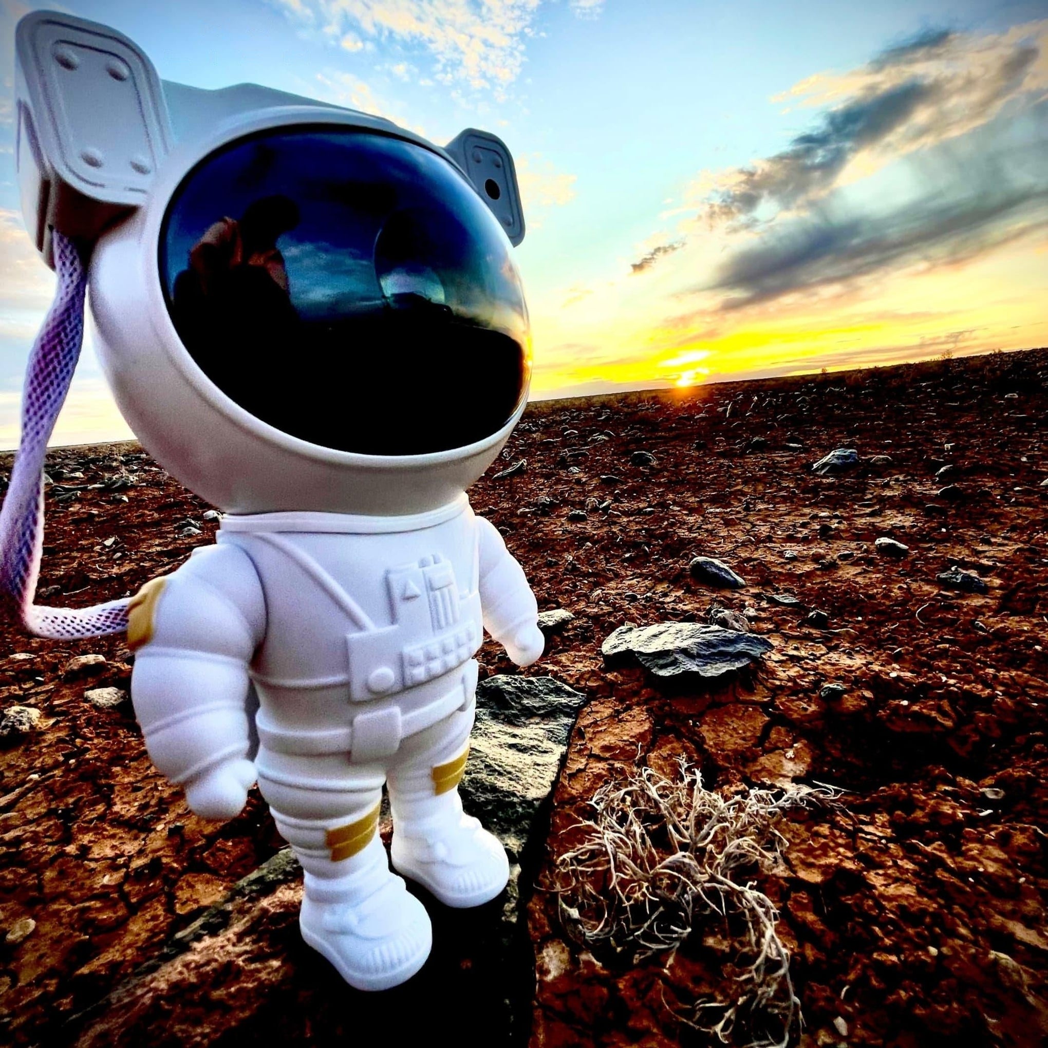 Celestial Explorer Astronaut Galaxy Night Light - Sensory Zone