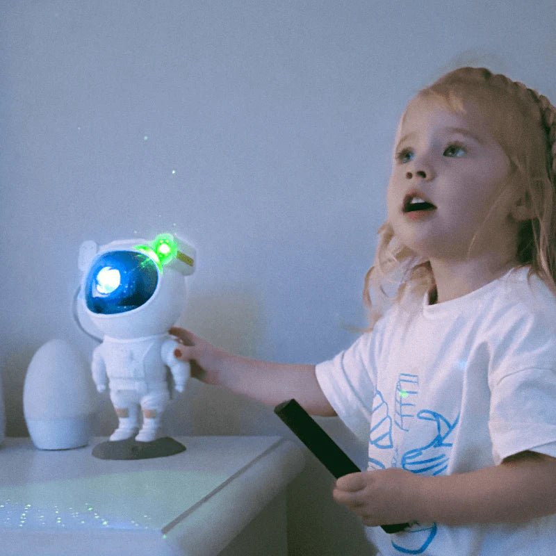 Celestial Explorer Astronaut Galaxy Night Light - Sensory Zone