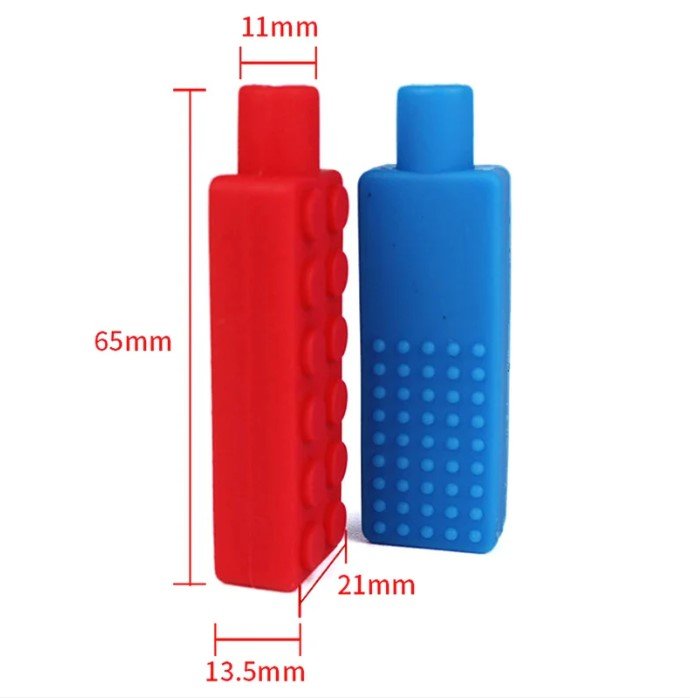 Chew Block Pencil Topper - Sensory Zone