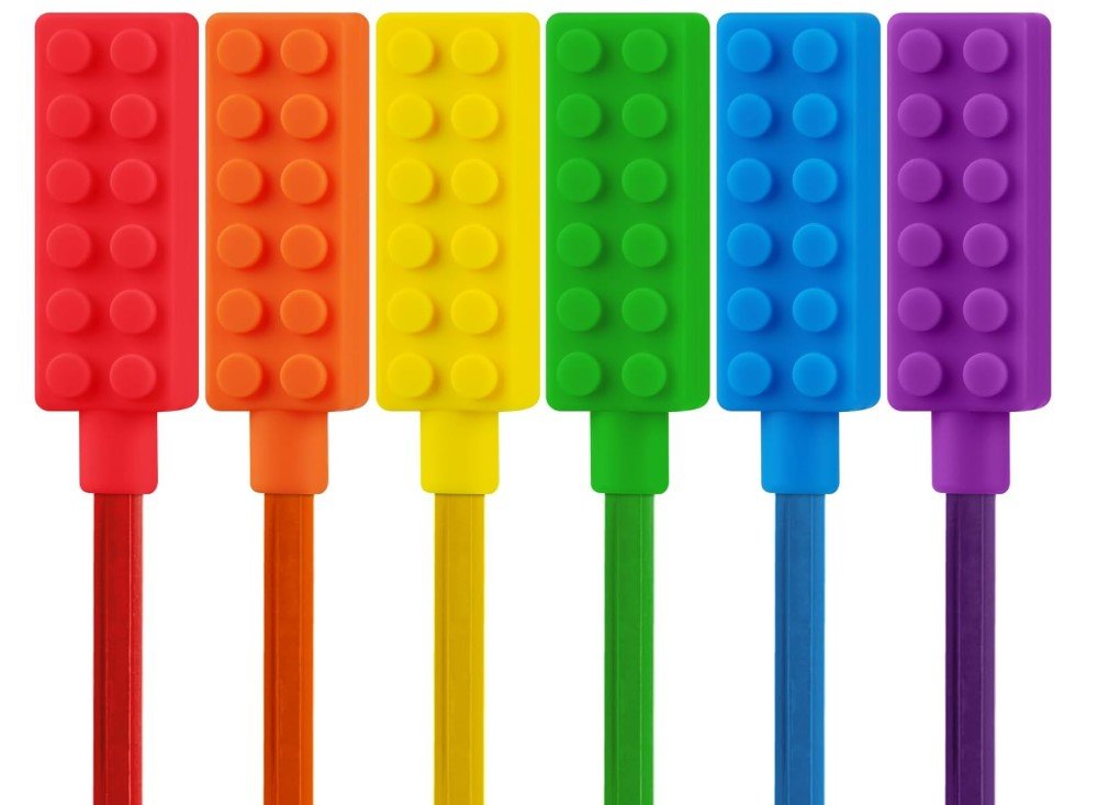 Chew Block Pencil Topper - Sensory Zone