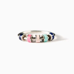 Colourful Beaded Sensory Anxiety Ring - Sensory Zone
