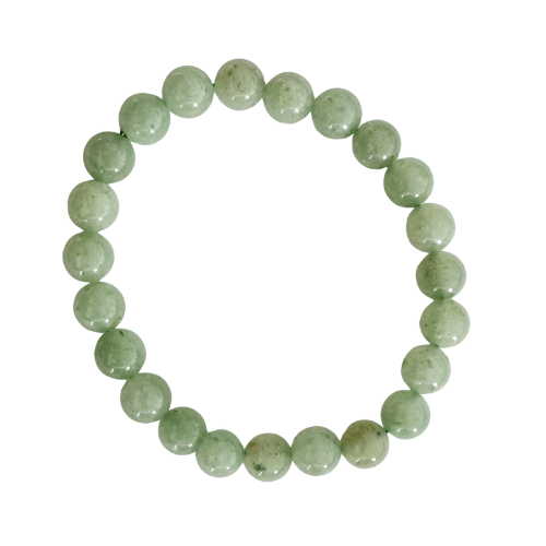 Green Adventurine Crystal Bracelet 8mm Beads - Sensory Zone