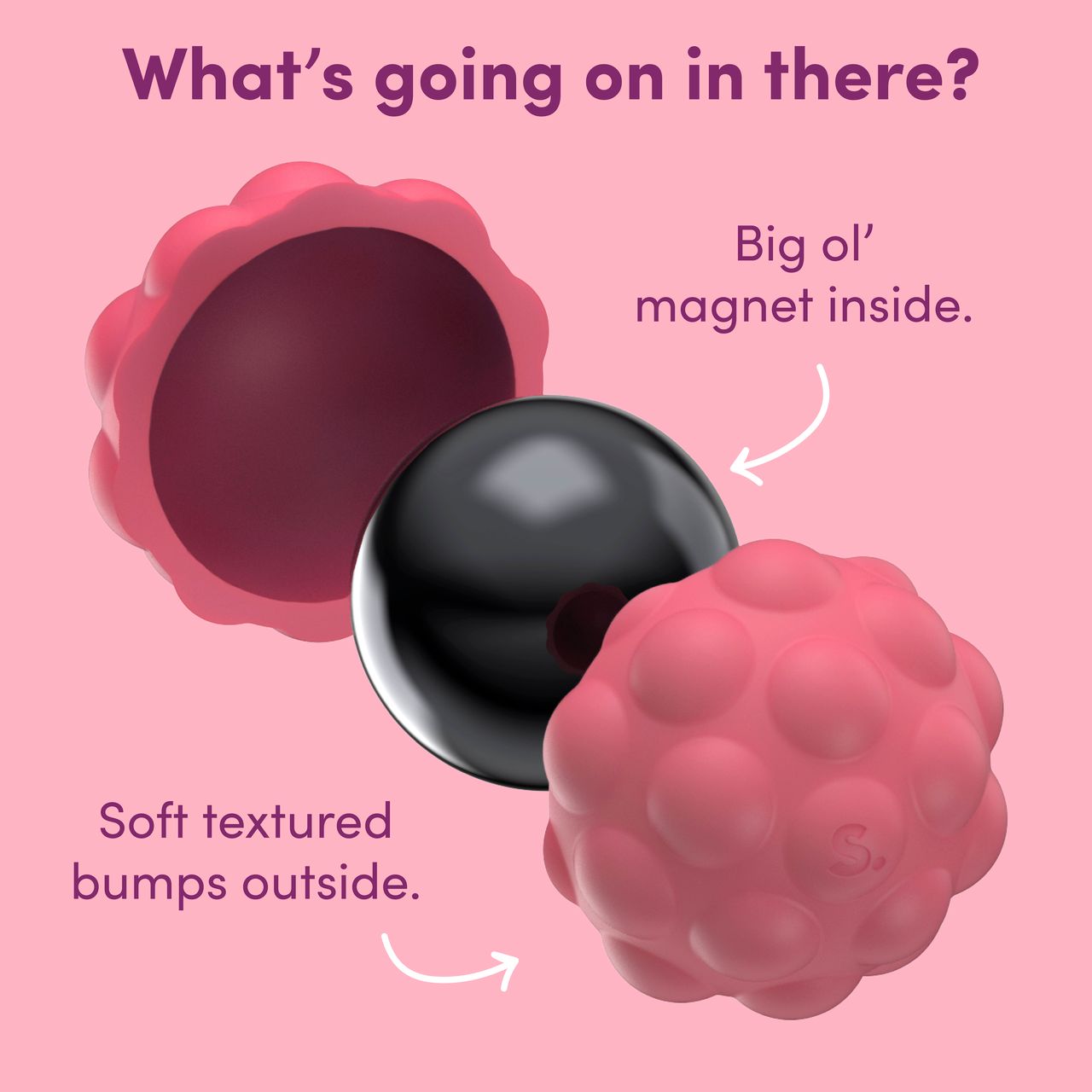 Speks Odds Silicone Magnets - Purple Bumps