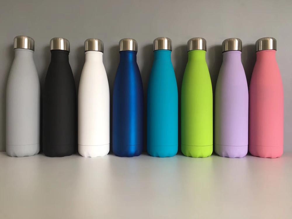 Insulated Stainless Steel Water Drink Bottle 500ml Matte - Sensory Zone