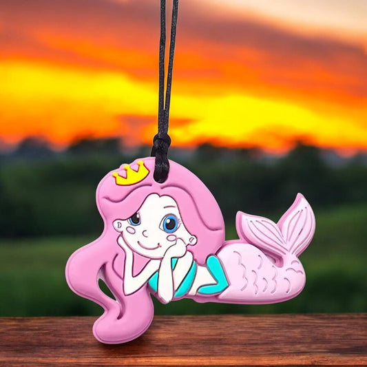Mermaid Sensory Chew Necklace - Sensory Zone
