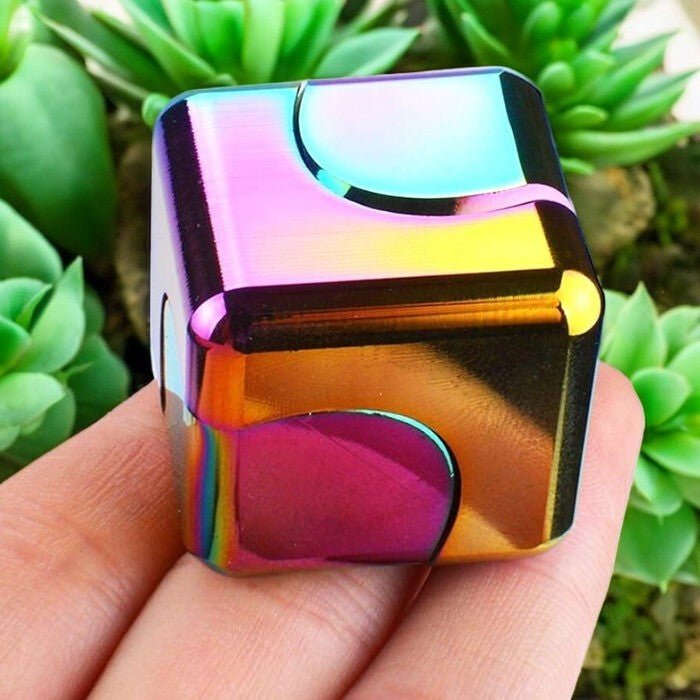 Mini Alloy Spin Cube - Sensory Zone