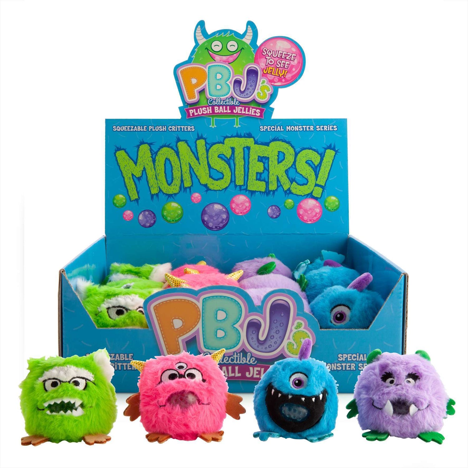 Monsters Plush Ball Jellies - Sensory Zone