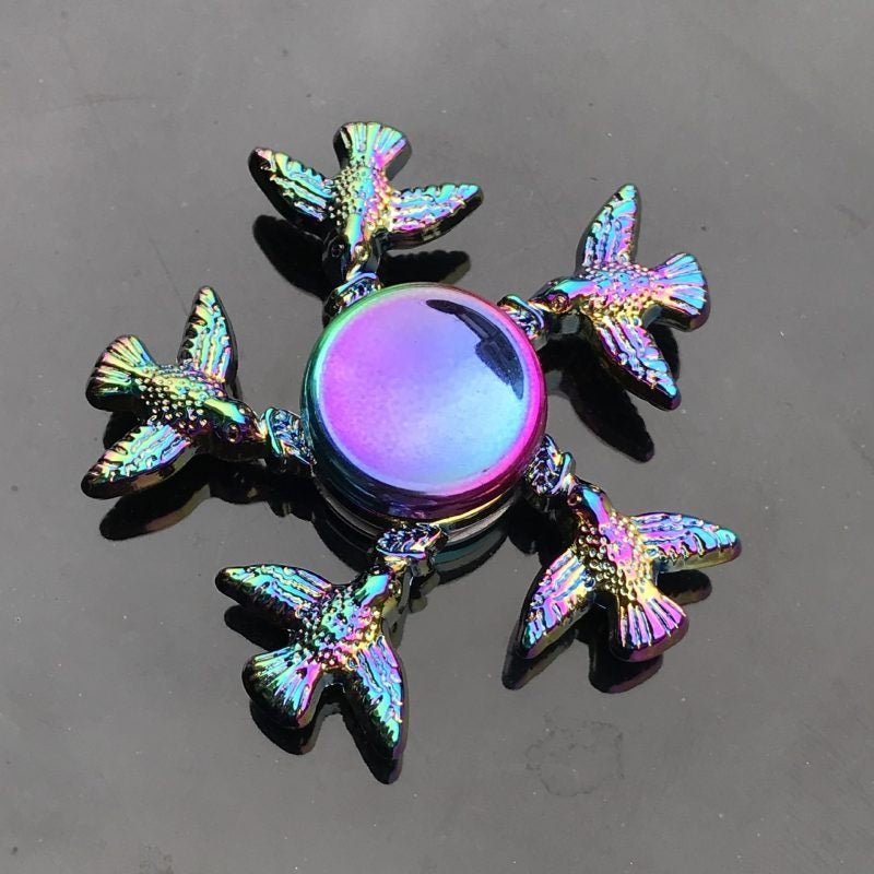 Rainbow Metal Fidget Spinner - Sensory Zone