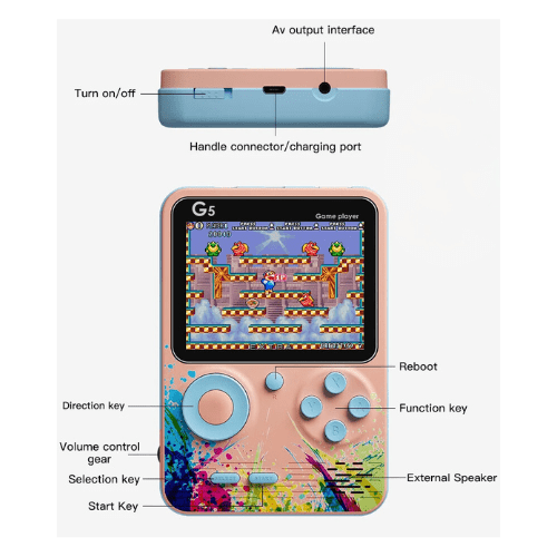 Retro Legends G5 Handheld Game Console - Sensory Zone