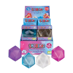 Smoosho’s Polyhedron Jelly Cube Squishy - Sensory Zone