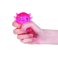 Squishy Glitter Axolotl - Sensory Zone