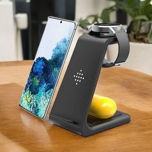 Wireless 3in1 Phone Charger Station for Samsung and iPhone's - Sensory Zone